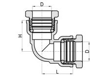 Equal Elbow C×C, HS150-004