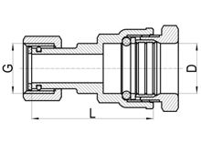 Straight Tap Connector C×FI, HS150-011