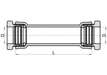Compression Repair Coupling, HS150-012