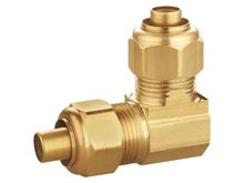 Compression Equal Elbow with Brass Insert, HS280-005