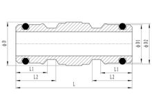 Nipple Straight Connector, HS320-001
