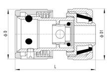 Hose Connector without Waterstop, HS320-015